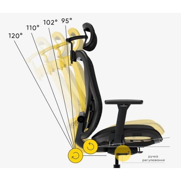 Фото - Кресло офисное Mealux Q1 Air Black (HF-Q1 M/B)